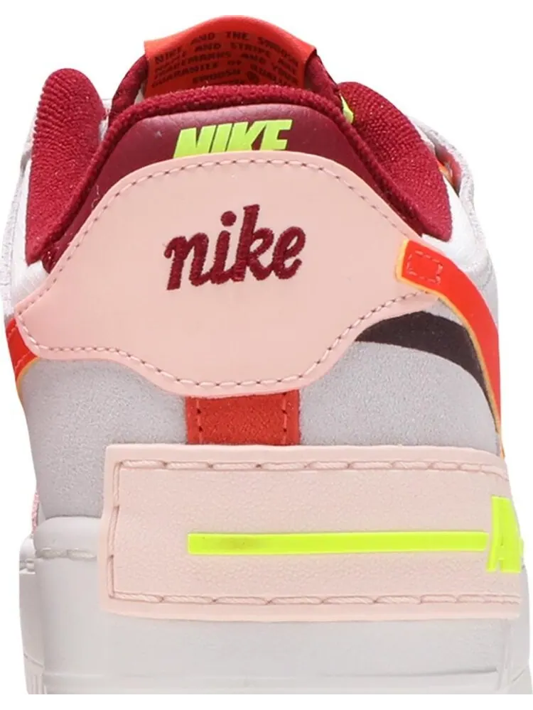 Кроссовки Nike Wmns Air Force 1 Shadow 'Team Red Orange Pearl' — изображение 7 из 8, оранжевый