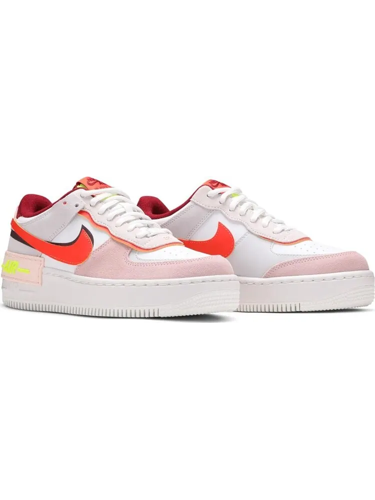 Кроссовки Nike Wmns Air Force 1 Shadow 'Team Red Orange Pearl' — изображение 8 из 8, оранжевый