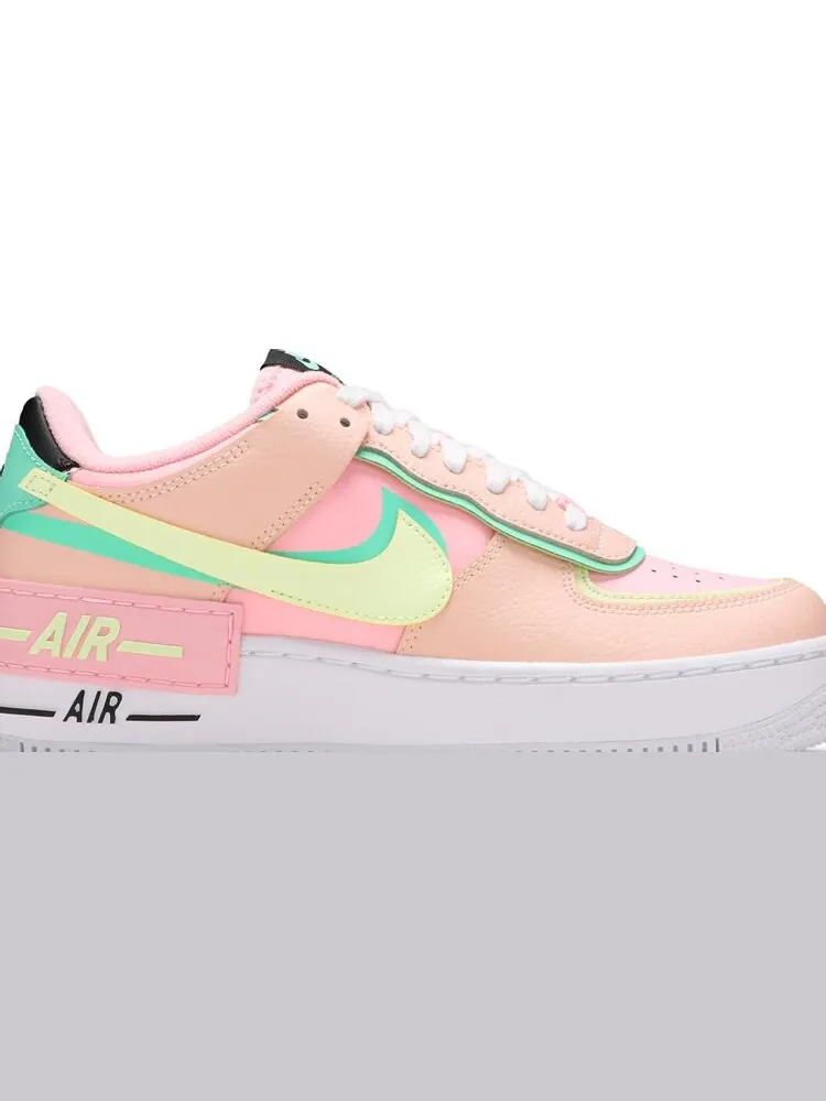 Кроссовки Nike Wmns Air Force 1 Shadow 'Arctic Punch Barely Volt' — изображение 2 из 8, розовый