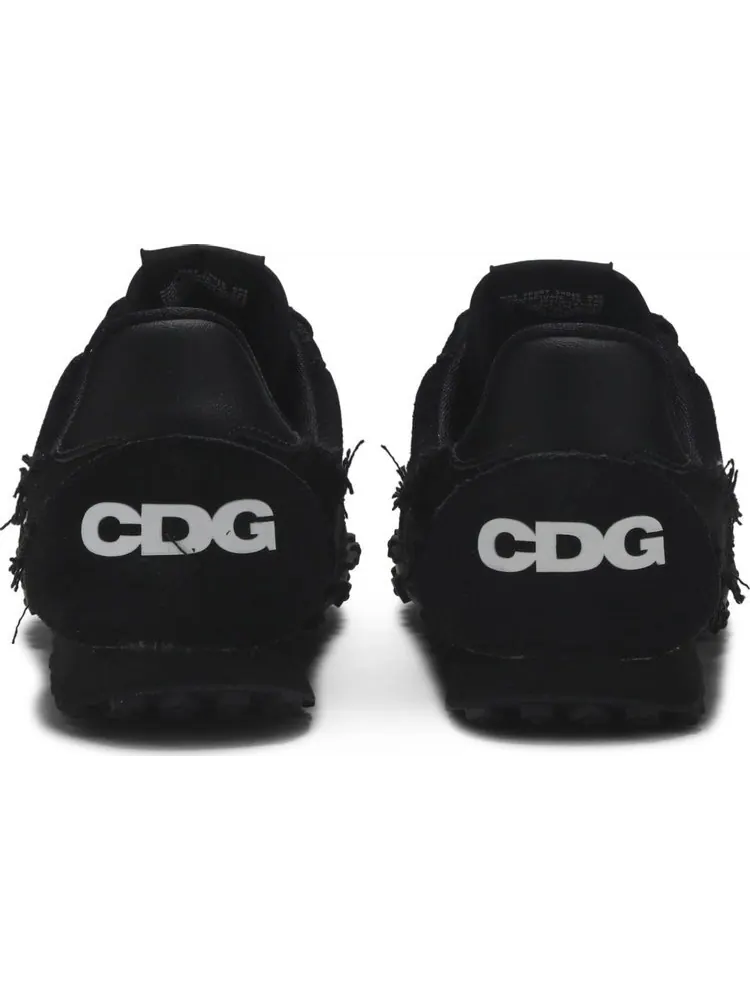 Кроссовки Nike Comme des Garçons x Waffle Racer 'Black' — изображение 6 из 8, черный