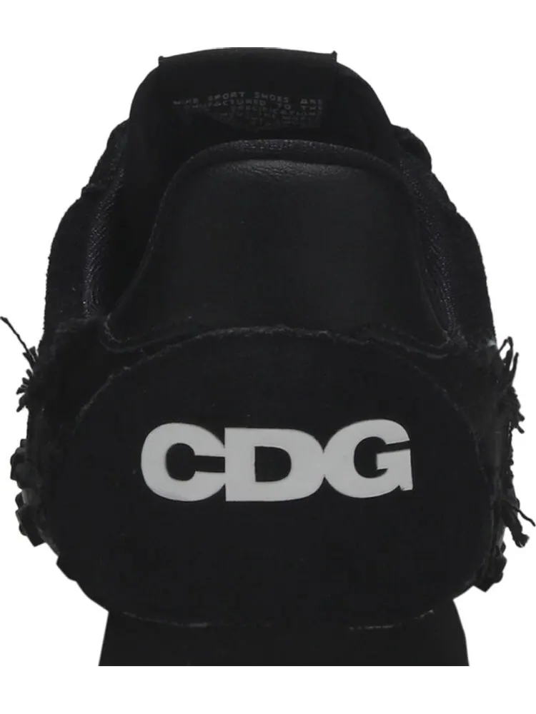 Кроссовки Nike Comme des Garçons x Waffle Racer 'Black' — изображение 7 из 8, черный