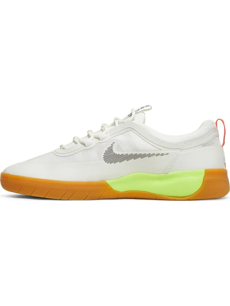 Кроссовки Nike Nyjah Free 2 SB 'Rawdacious - Summit White' — изображение 3 из 8, белый