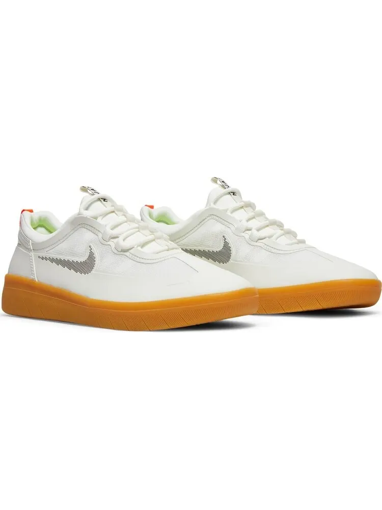 Кроссовки Nike Nyjah Free 2 SB 'Rawdacious - Summit White' — изображение 8 из 8, белый