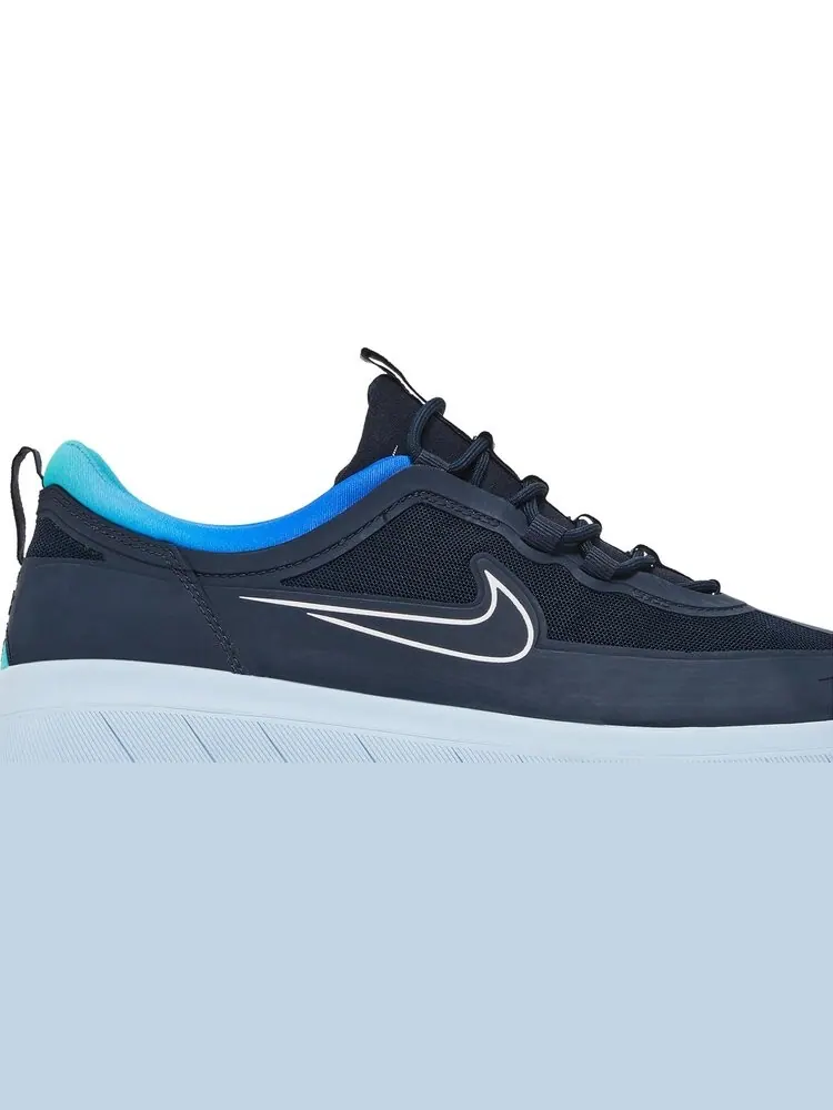 Кроссовки Nike Nyjah Free 2 SB 'Blue Flame Pack' — изображение 2 из 8, синий