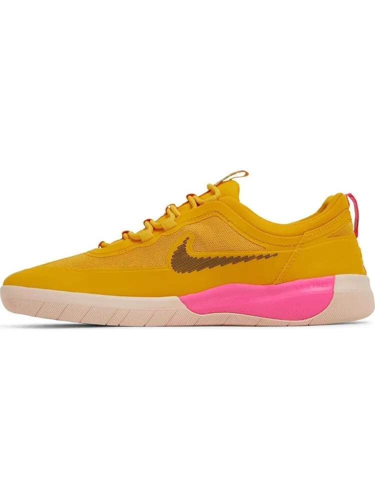 Кроссовки Nike Nyjah Free 2 SB 'Pollen' — изображение 3 из 8, желтый