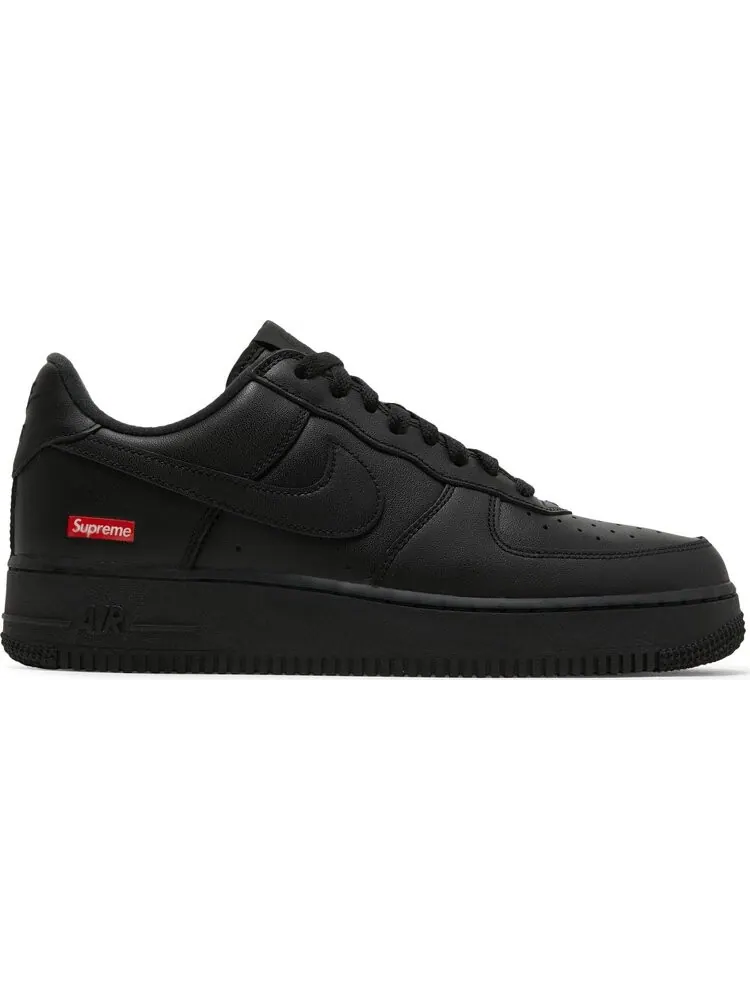 Кроссовки Nike Air Force 1 Low 'Box Logo' - Черные — изображение 1 из 9, черный