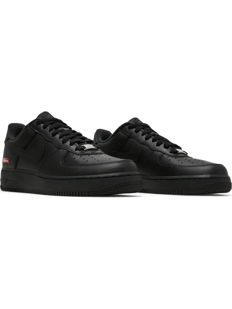 Кроссовки Nike Air Force 1 Low 'Box Logo' - Черные — изображение 8 из 9, черный