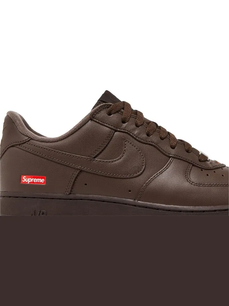 Кроссовки Supreme x Air Force 1 Low 'Box Logo - Baroque Brown' — изображение 2 из 4, коричневый