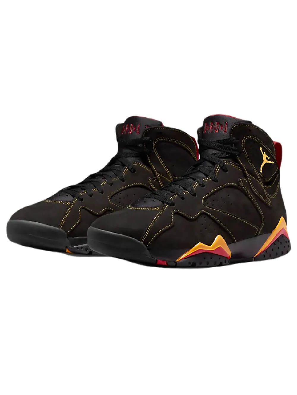 Кроссовки Nike Air Jordan 7 Retro — изображение 2 из 8, черный/желтый/красный
