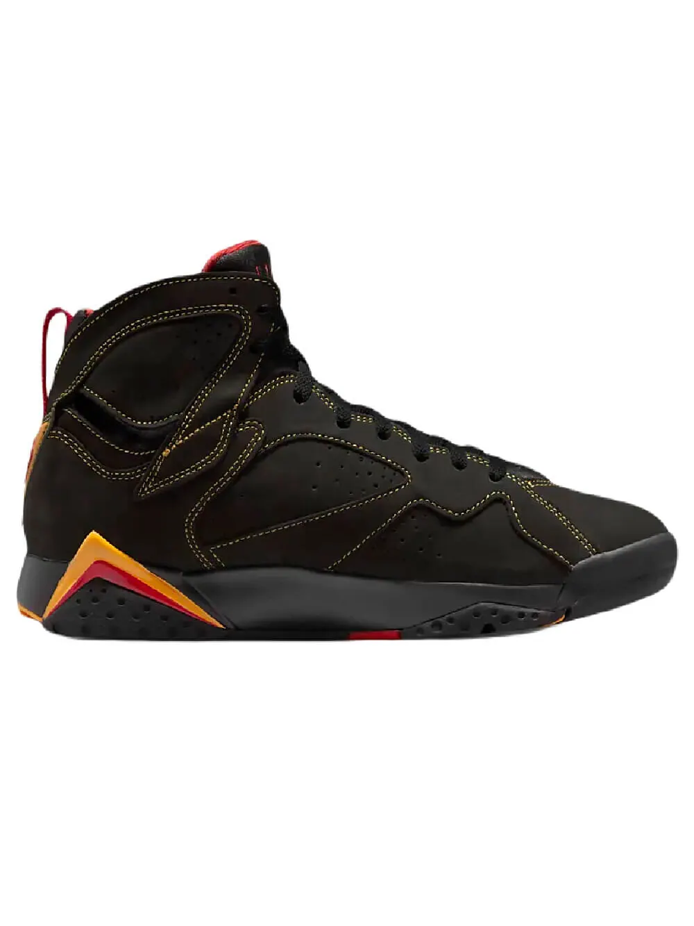 Кроссовки Nike Air Jordan 7 Retro — изображение 5 из 8, черный/желтый/красный