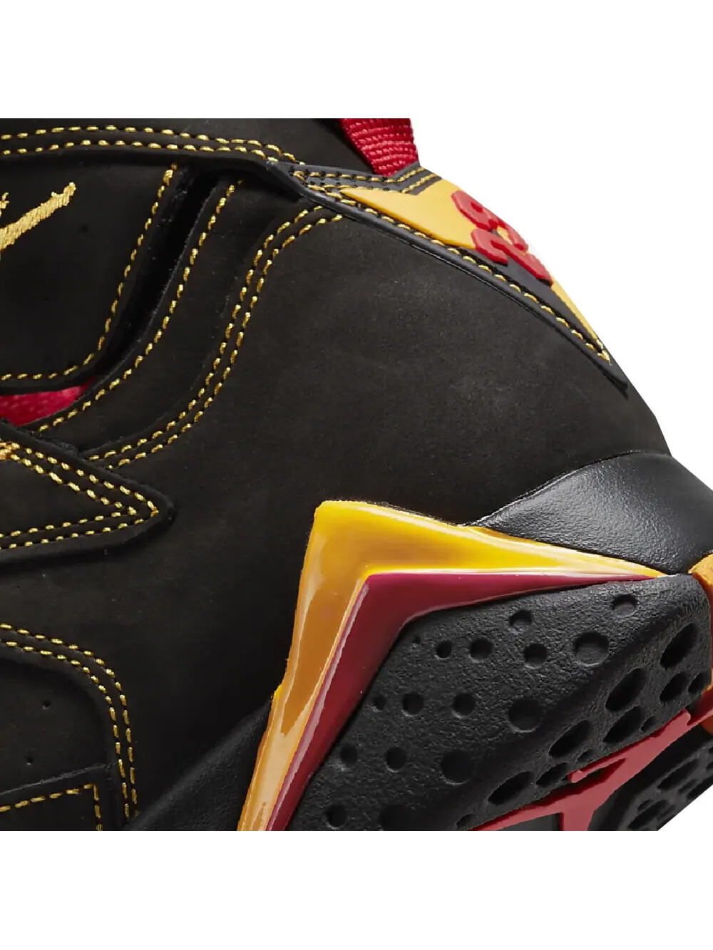 Кроссовки Nike Air Jordan 7 Retro — изображение 7 из 8, черный/желтый/красный