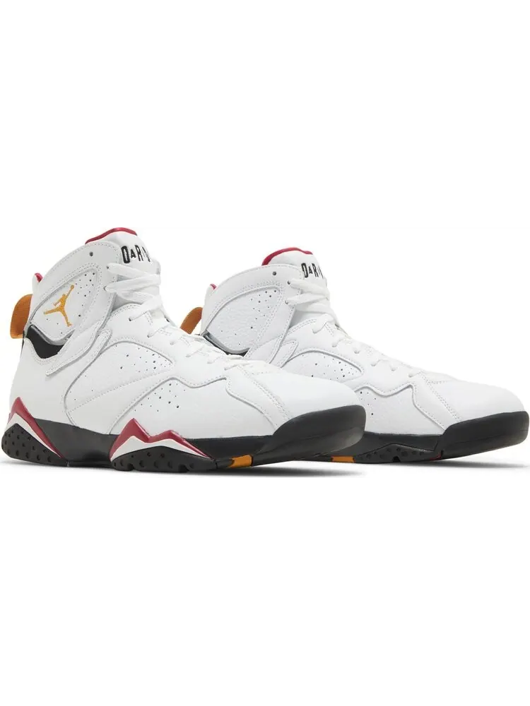 Кроссовки Air Jordan 7 Retro Cardinal 2022 — изображение 8 из 10, белый