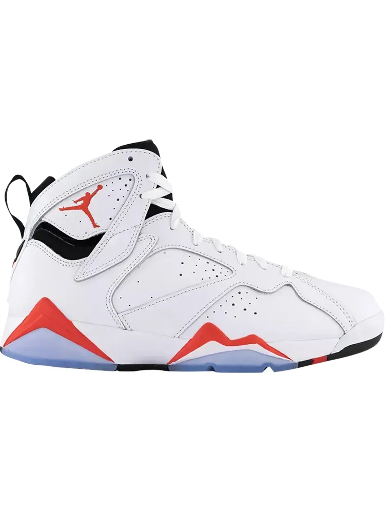 Кроссовки Air Jordan 7 Retro White Infrared — изображение 1 из 1, белый