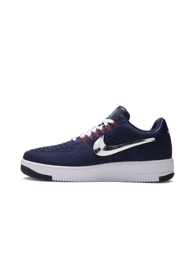 Кроссовки Nike Patriots x Air Force 1 Low Ultra Flyknit — изображение 3 из 4, синий