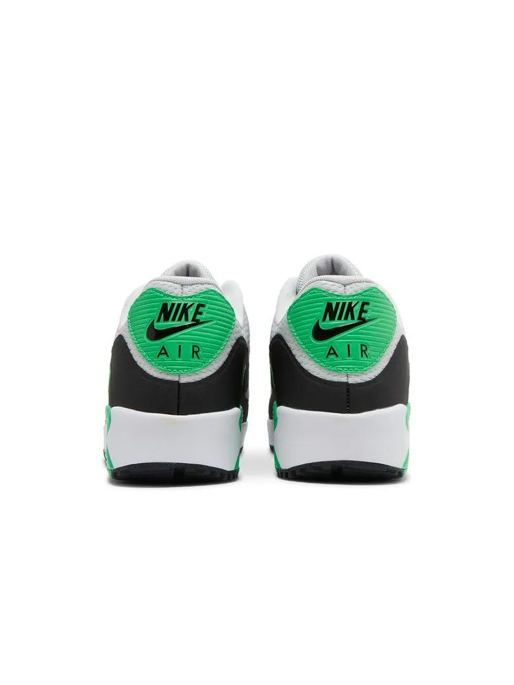 Кроссовки Nike Air Max 90 Golf 'White Flash Lime' — изображение 7 из 9, белый/черный//серый