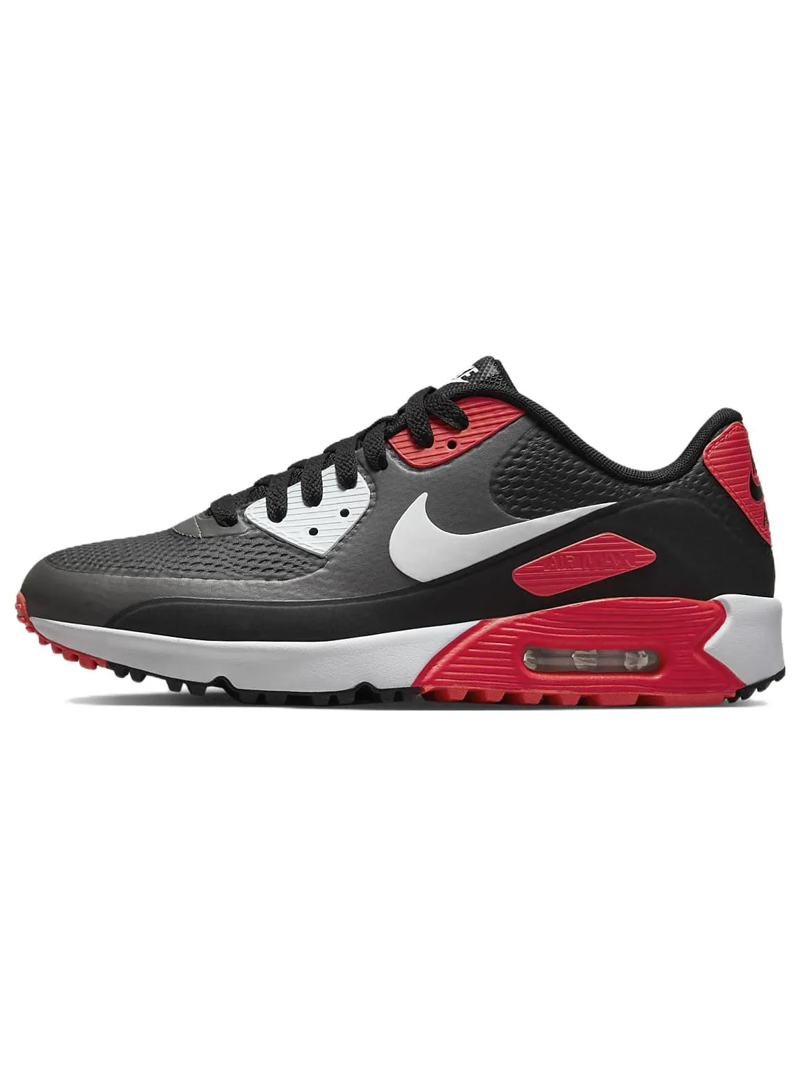 Кроссовки Nike Air Max 90 Golf Black/Infrared — изображение 2 из 6, серый