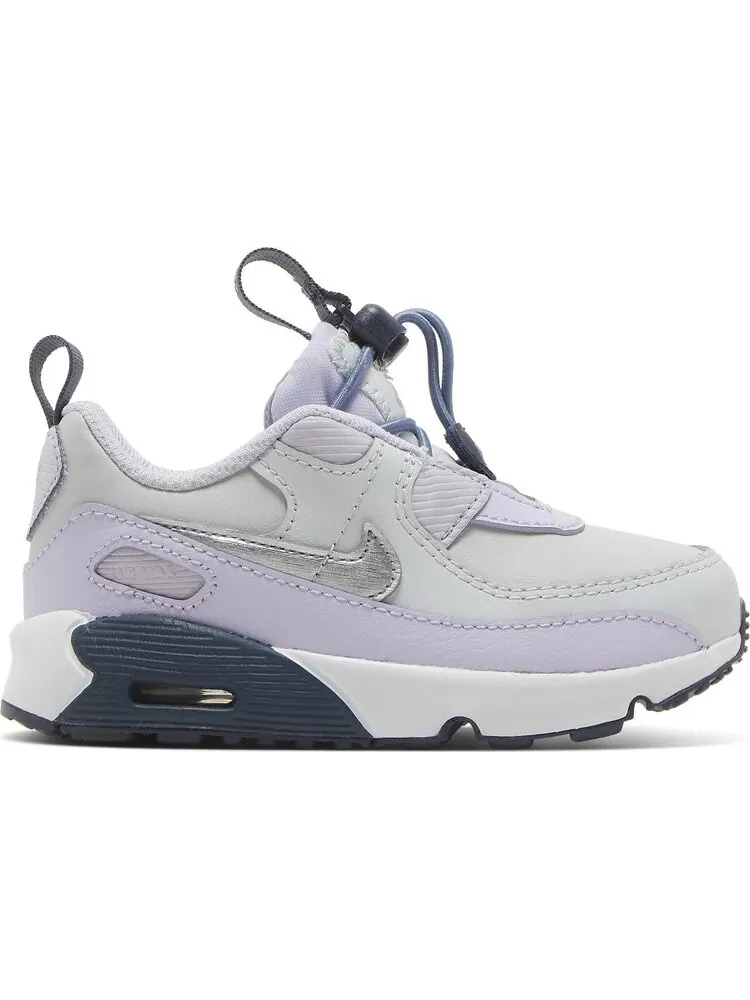 Кроссовки Nike Air Max 90 Toggle TD 'Pure Platinum Violet Frost' — изображение 1 из 8, серый