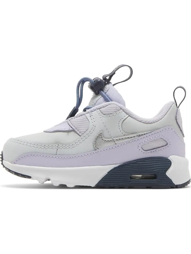 Кроссовки Nike Air Max 90 Toggle TD 'Pure Platinum Violet Frost' — изображение 3 из 8, серый
