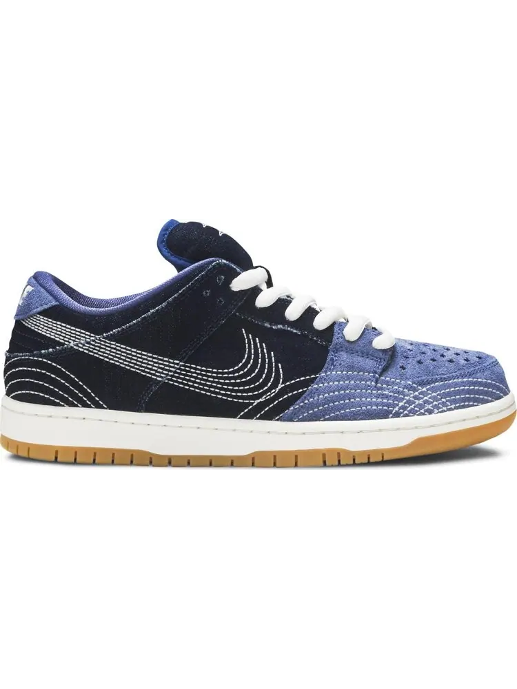 Кроссовки Nike Dunk Low Pro PRM SB 'Sashiko Pack' — изображение 1 из 8, синий