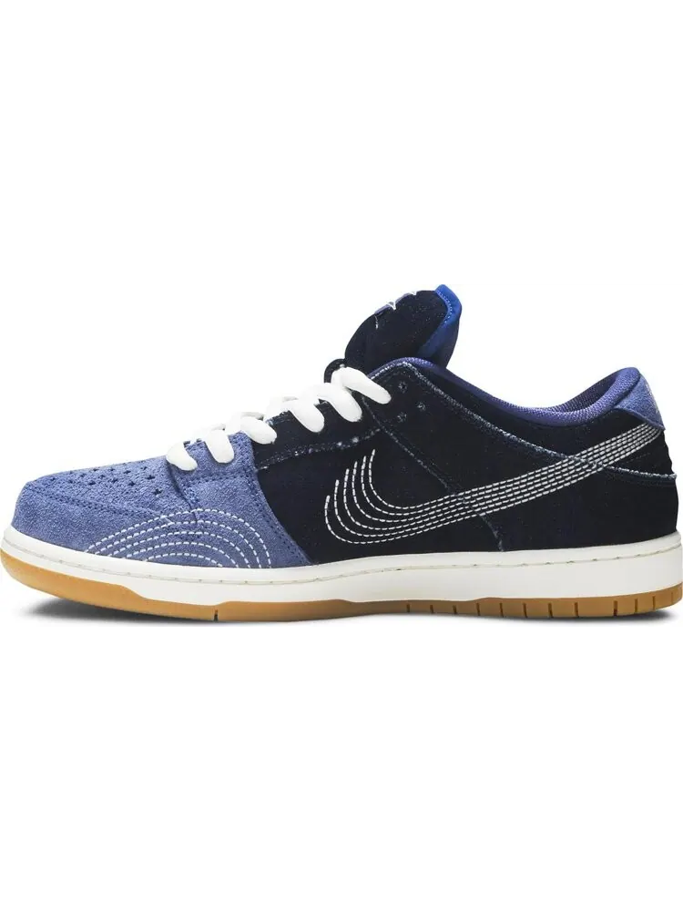 Кроссовки Nike Dunk Low Pro PRM SB 'Sashiko Pack' — изображение 3 из 8, синий