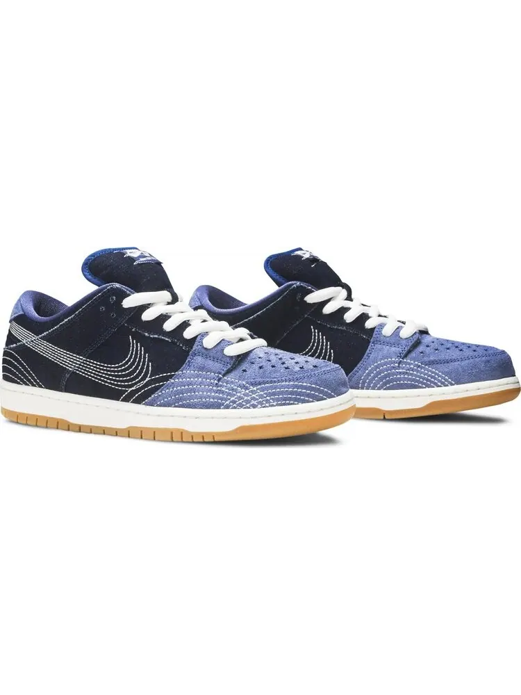 Кроссовки Nike Dunk Low Pro PRM SB 'Sashiko Pack' — изображение 8 из 8, синий