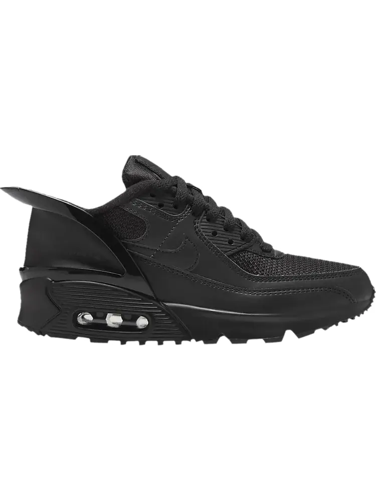 Кроссовки Nike Air Max 90 FlyEase GS 'Triple Black' — изображение 1 из 1, черный