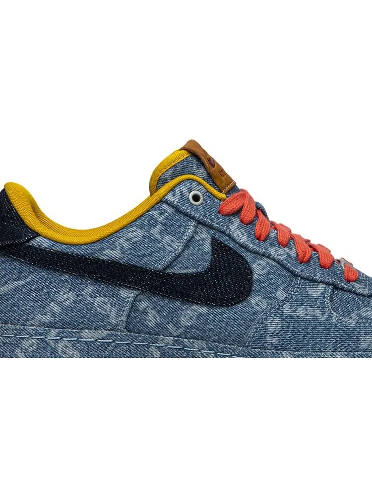 Кроссовки Nike Levi's x Nike By You x Air Force 1 Low 'Exclusive Denim' — изображение 2 из 8, мульти