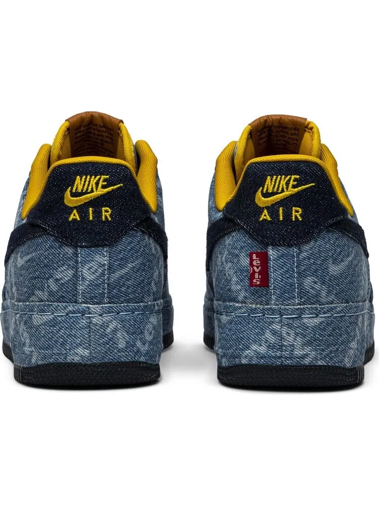 Кроссовки Nike Levi's x Nike By You x Air Force 1 Low 'Exclusive Denim' — изображение 6 из 8, мульти