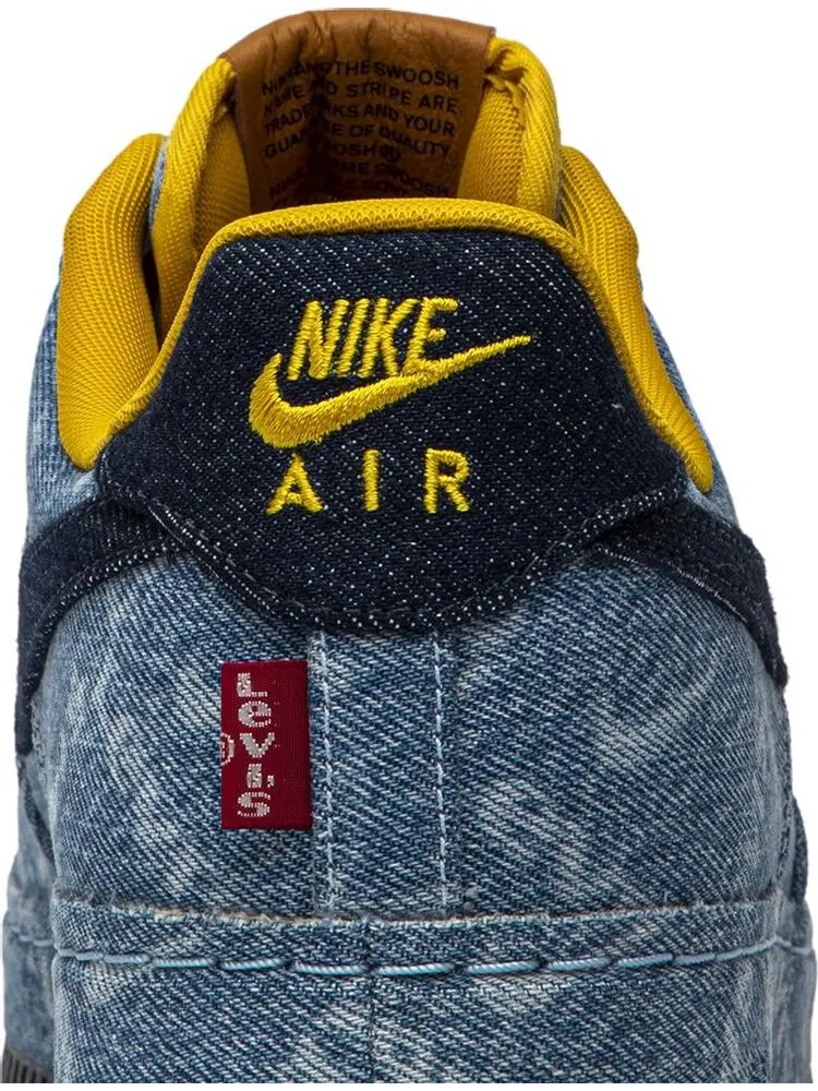 Кроссовки Nike Levi's x Nike By You x Air Force 1 Low 'Exclusive Denim' — изображение 7 из 8, мульти