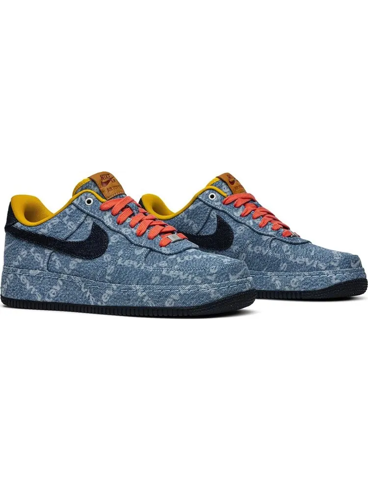 Кроссовки Nike Levi's x Nike By You x Air Force 1 Low 'Exclusive Denim' — изображение 8 из 8, мульти
