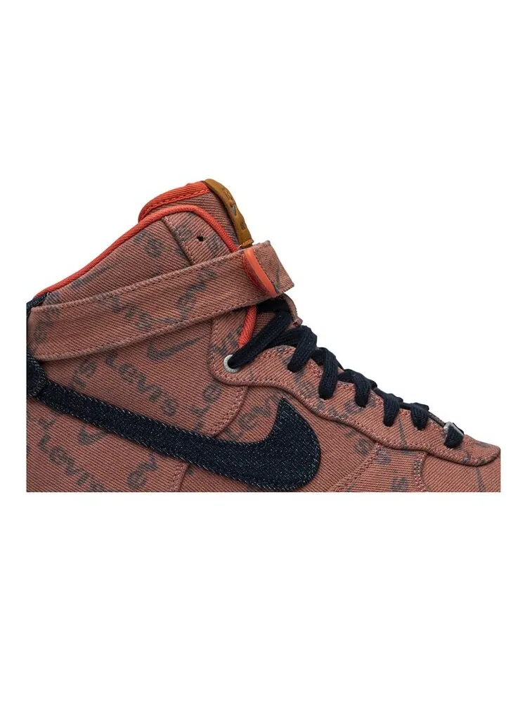 Кроссовки Nike Levi's x Nike By You x Air Force 1 High — изображение 2 из 4, мульти