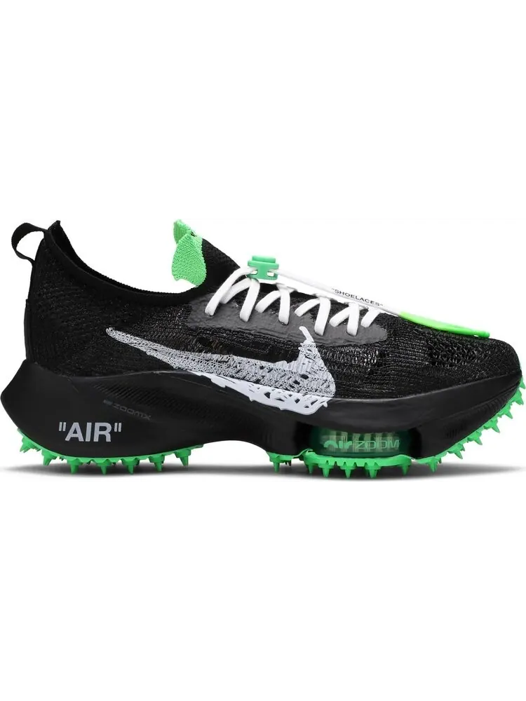 Кроссовки Nike Off-White x Air Zoom Tempo Next% 'Black' — изображение 1 из 10, черный