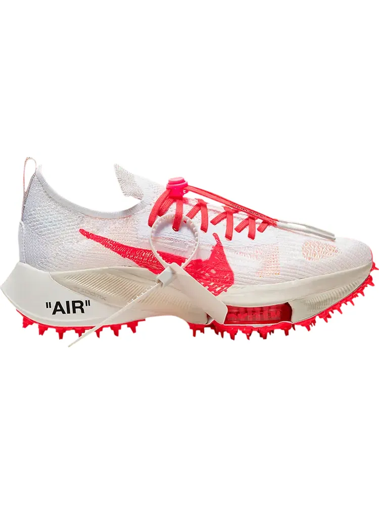 Кроссовки Nike Off-White x Air Zoom Tempo Next% 'White' — изображение 1 из 1, красный