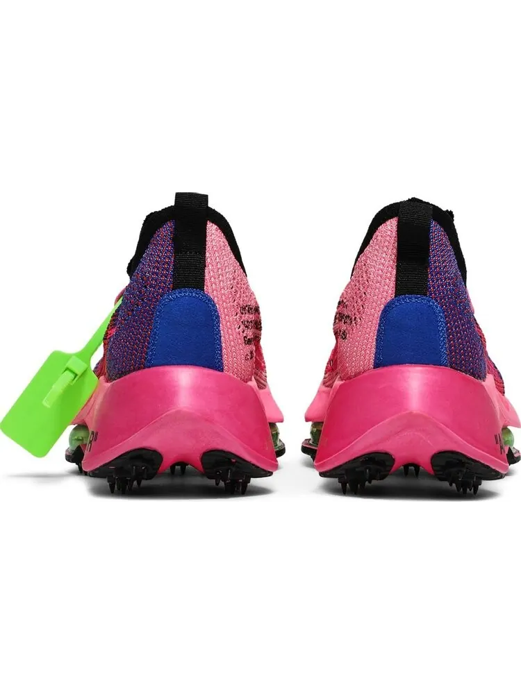 Кроссовки Nike Off-White x Air Zoom Tempo Next% 'Pink Glow' — изображение 6 из 10, синий