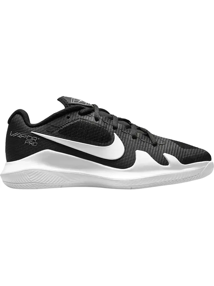 Кроссовки Nike NikeCourt Vapor Pro GS 'Black White' — изображение 1 из 1, черный