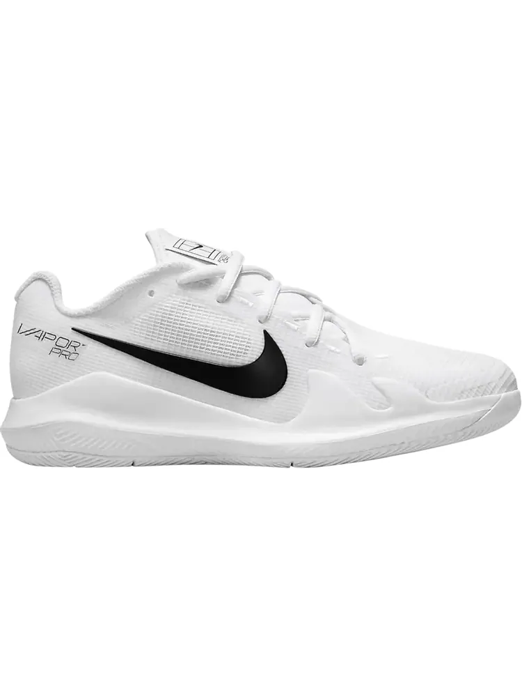 Кроссовки Nike NikeCourt Vapor Pro GS 'White Black' — изображение 1 из 1, белый