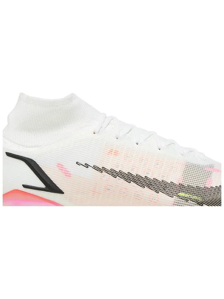 Кроссовки Nike Mercurial Superfly 8 Elite FG 'Rawdacious' — изображение 2 из 8, белый