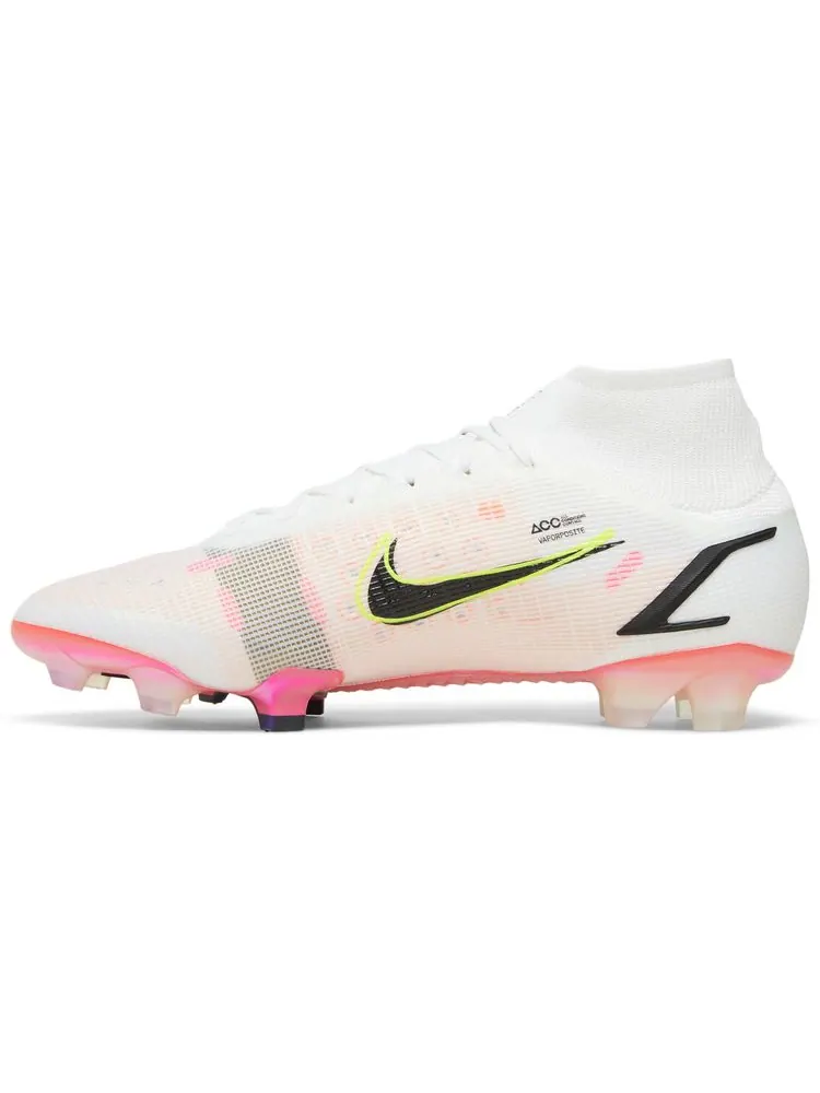 Кроссовки Nike Mercurial Superfly 8 Elite FG 'Rawdacious' — изображение 3 из 8, белый