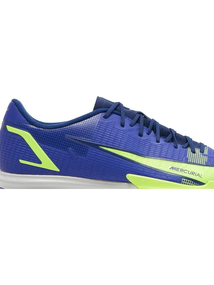 Кроссовки Nike Mercurial Vapor 14 Academy IC 'Lapis Volt' — изображение 2 из 8, синий