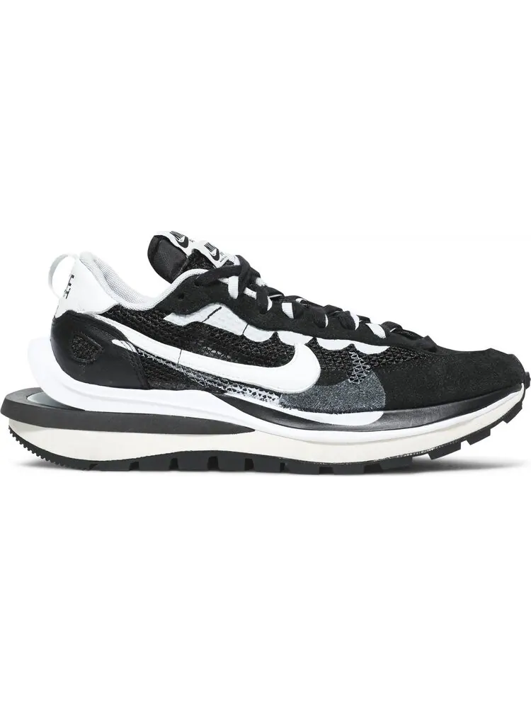 Кроссовки Nike sacai x VaporWaffle 'Black White' — изображение 1 из 8, черный