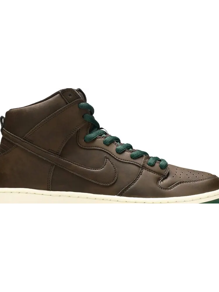 Кроссовки Nike Dunk High SB 'Baroque Brown' — изображение 2 из 8, коричневый