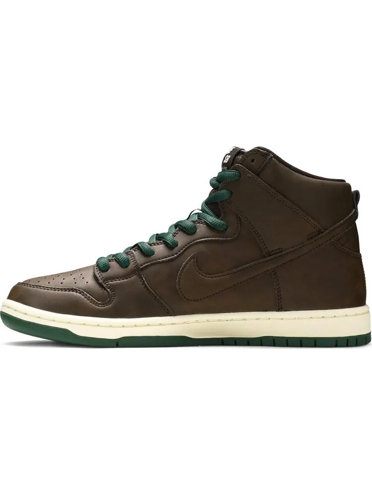 Кроссовки Nike Dunk High SB 'Baroque Brown' — изображение 3 из 8, коричневый