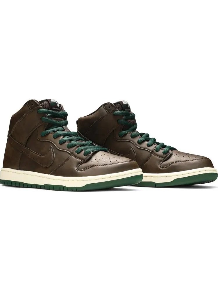 Кроссовки Nike Dunk High SB 'Baroque Brown' — изображение 8 из 8, коричневый