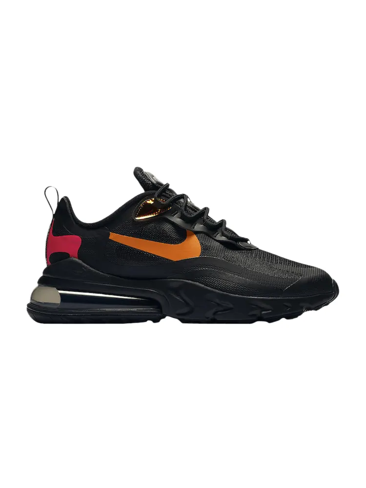 Кроссовки Nike Air Max 270 React 'Orange Iridescent' — изображение 1 из 1, черный