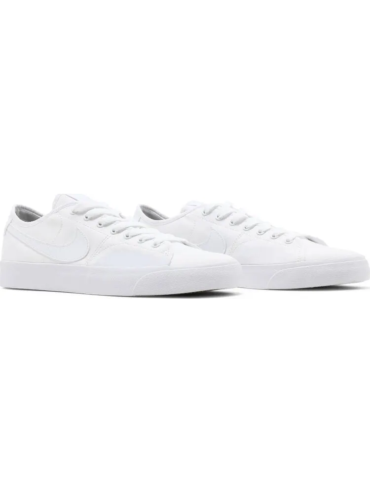 Кроссовки Nike Blazer Court SB 'Triple White' — изображение 8 из 8, белый