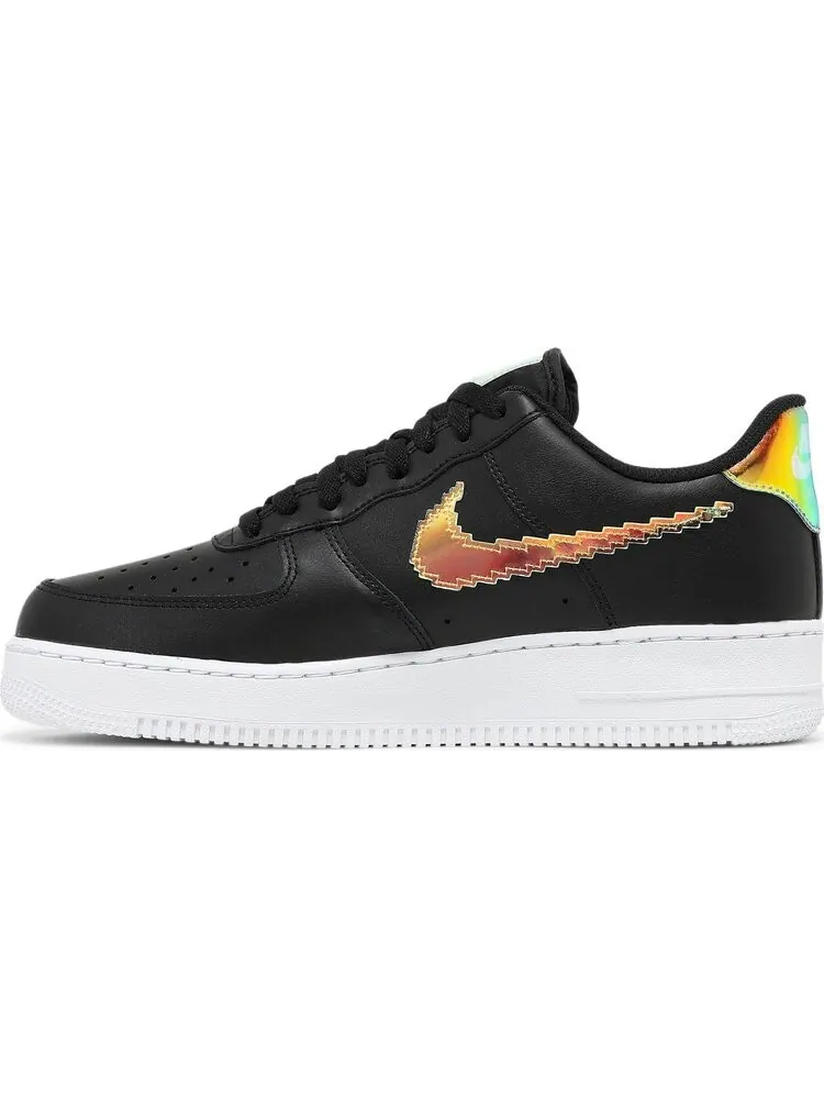 Кроссовки Nike Air Force 1 Low 'Iridescent Pixel - Black' — изображение 3 из 8, черный