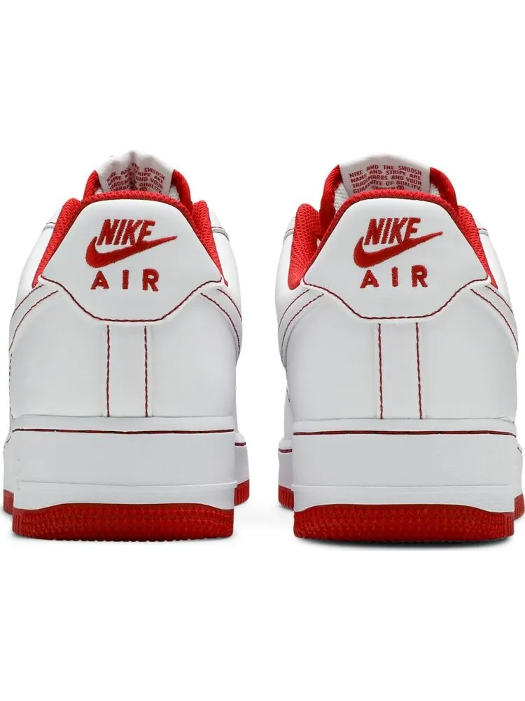 Кроссовки Nike Air Force 1 '07 'Contrast Stitch - White University Red' — изображение 6 из 8, белый