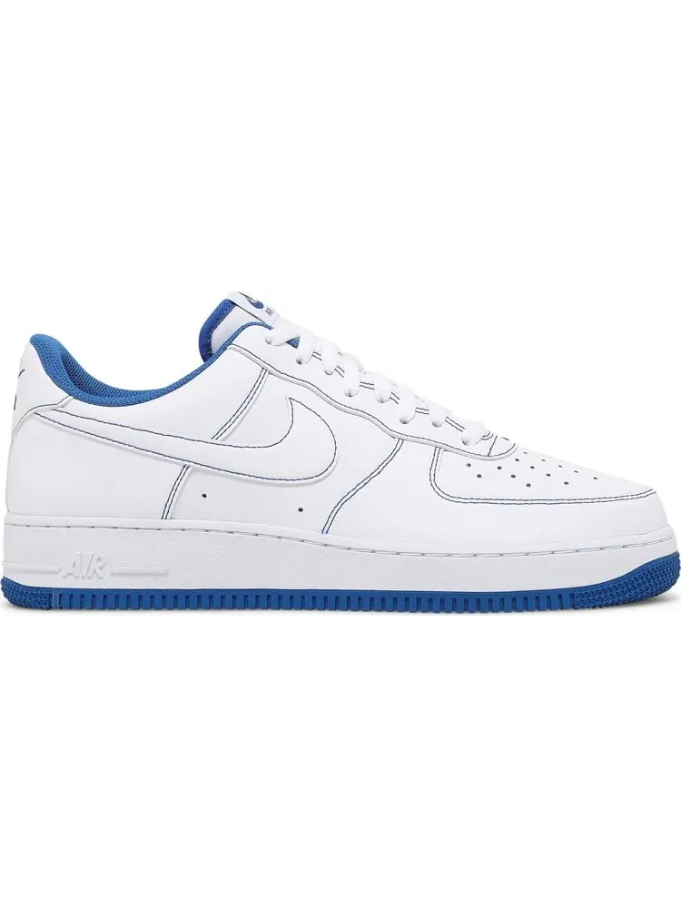 Кроссовки Nike Air Force 1 '07 'Contrast Stitch - White Game Royal' — изображение 1 из 8, белый