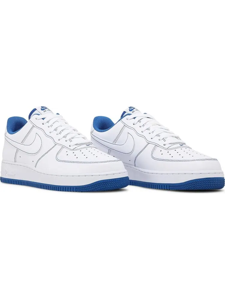 Кроссовки Nike Air Force 1 '07 'Contrast Stitch - White Game Royal' — изображение 8 из 8, белый