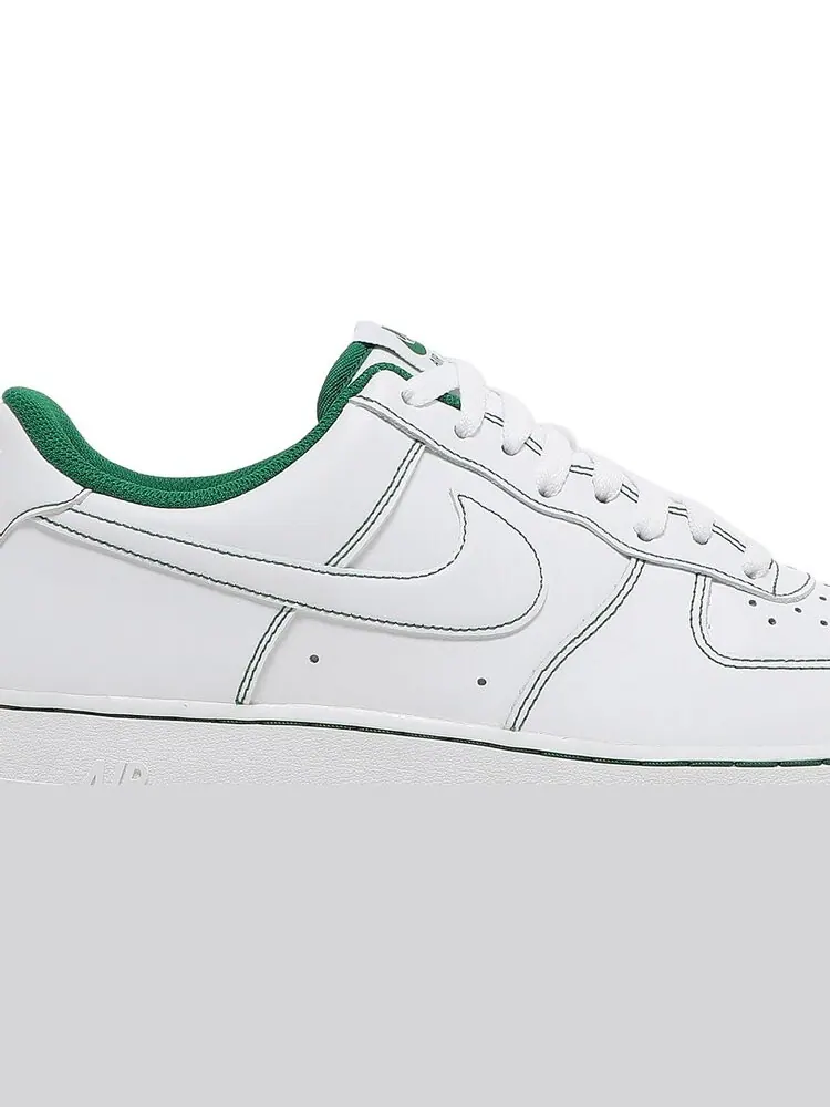 Кроссовки Nike Air Force 1 '07 'Contrast Stitch - White Pine Green' — изображение 2 из 8, белый